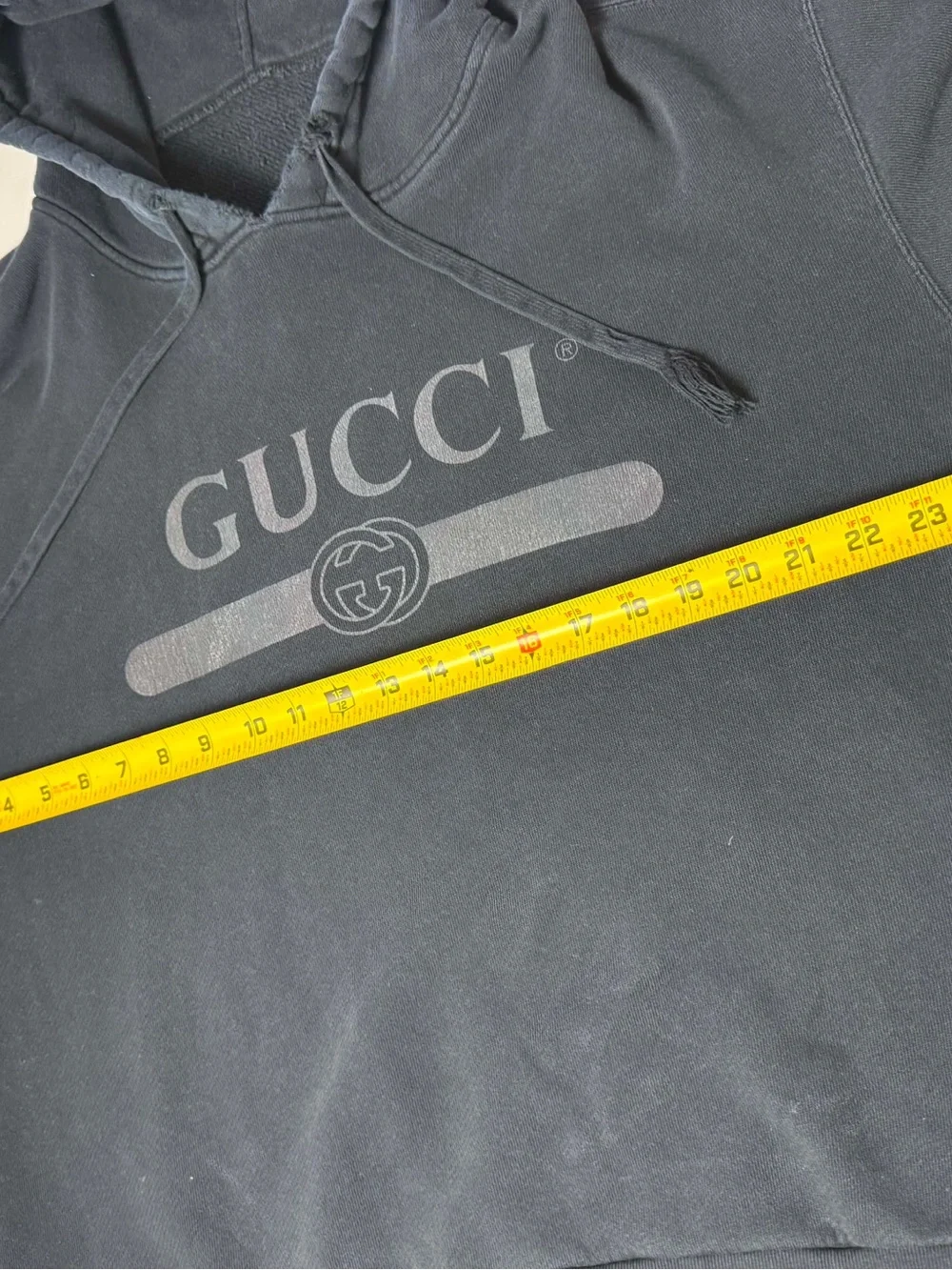 Distress Rainbow Gucci hoodie Sz L